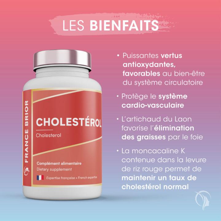 Bienfaits du complément alimentaire Cholestérol France Brior