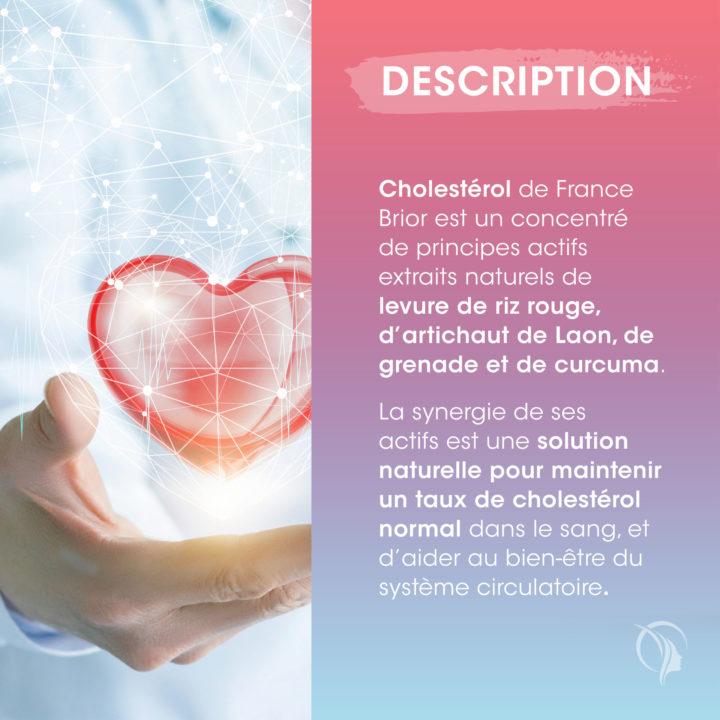 Description du complément alimentaire Cholestérol France Brior