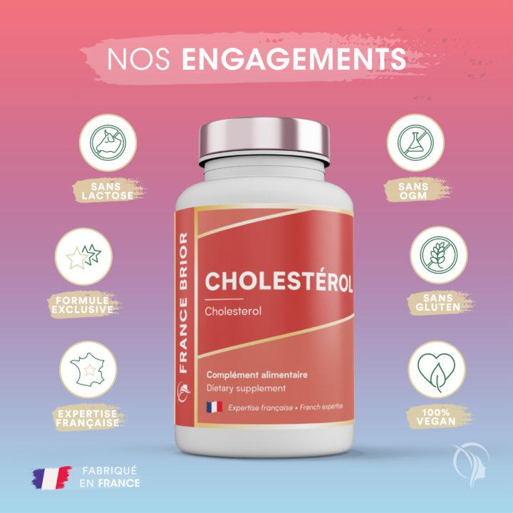 Engagements du complément alimentaire Cholestérol France Brior