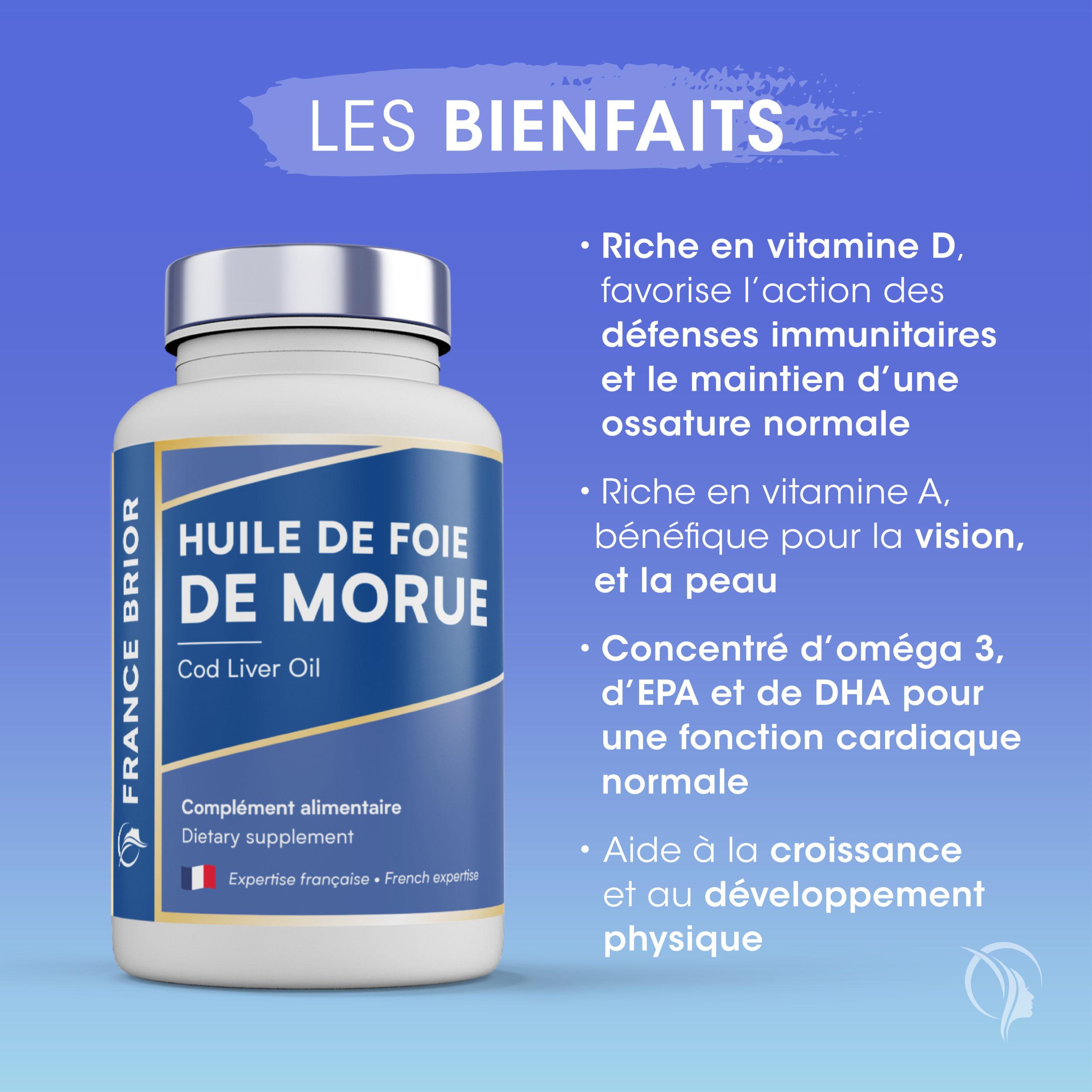 HUILE DE FOIE DE MORUE- LEPIVITS | Vitamines A & D naturelles !