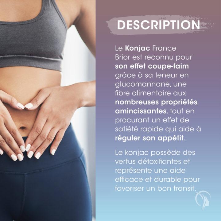 Description du complément alimentaire Konjac France Brior