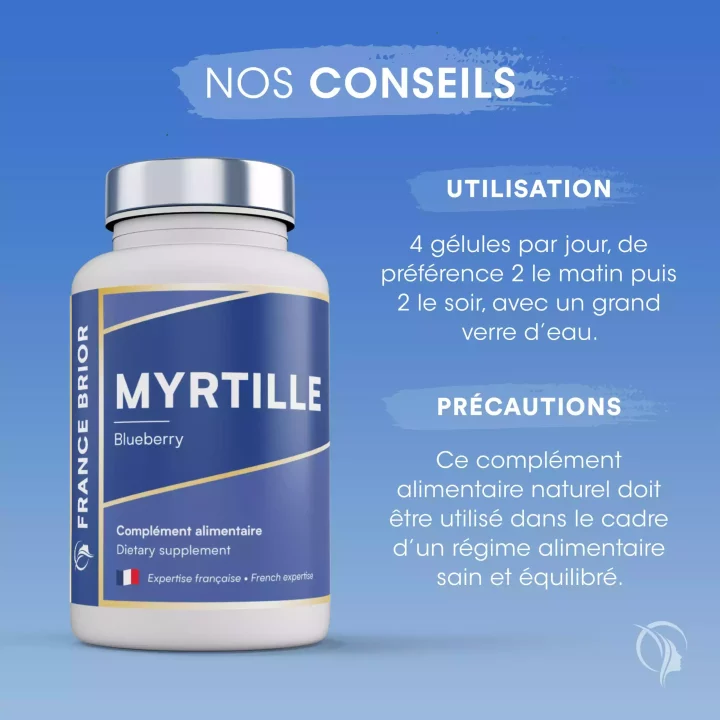 Conseils du complément alimentaire Myrtille France Brior
