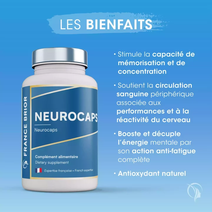 Bienfaits du complément alimentaire Neurocaps France Brior
