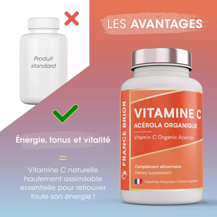 Avantages du complément alimentaire Vitamine C France Brior