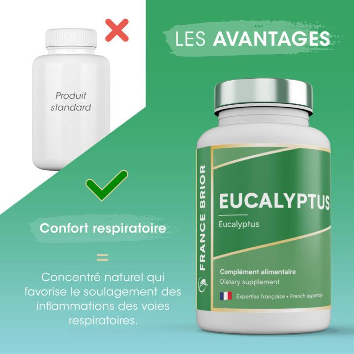 Avantages du complément alimentaire eucalyptus France Brior