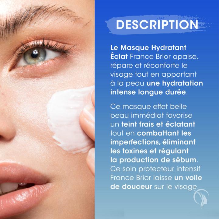 Description du cosmétique Masque hydratant éclat France Brior