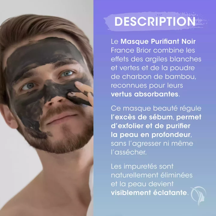 Description du cosmétique Masque purifiant noir France Brior