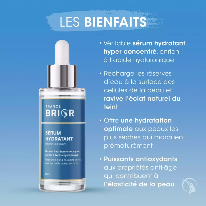 Bienfaits du cosmétique Sérum hydratant France Brior