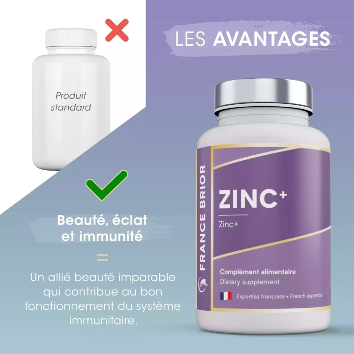 Zinc+ les avantages