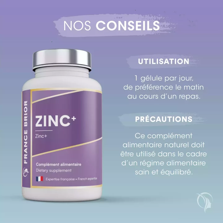 zinc+ conseils d'utilisation