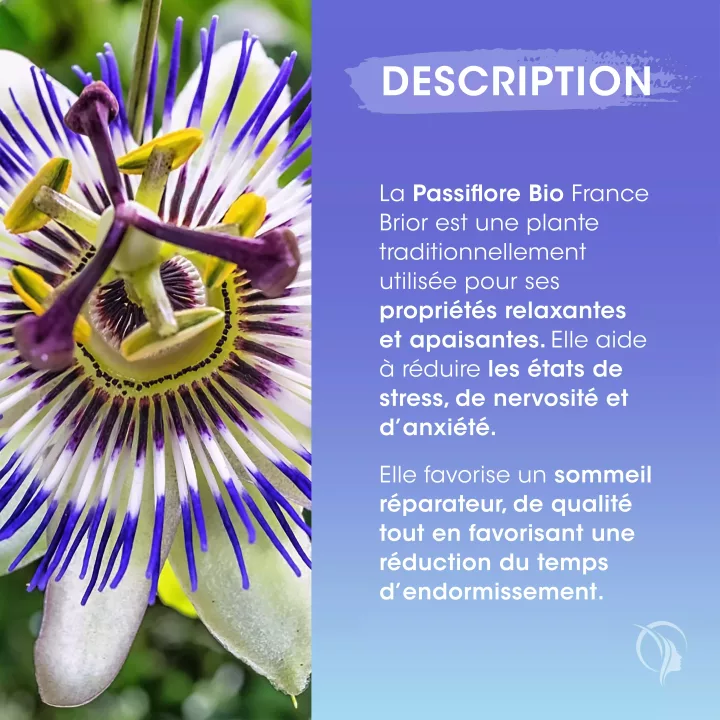 Description du complément alimentaire Passiflore France Brior