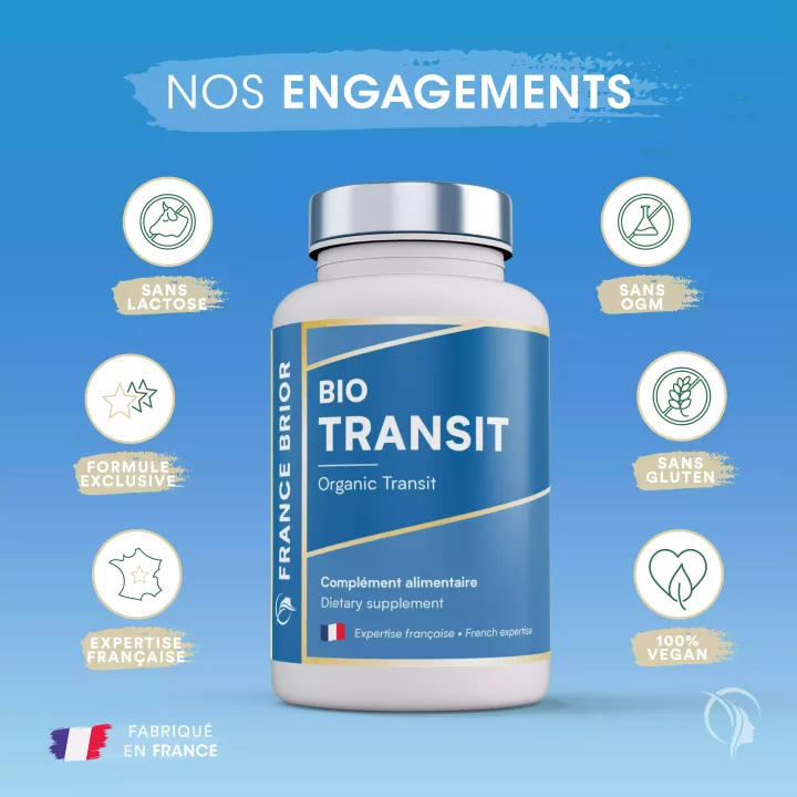 engagements du complément alimentaire Transit Bio France Brior