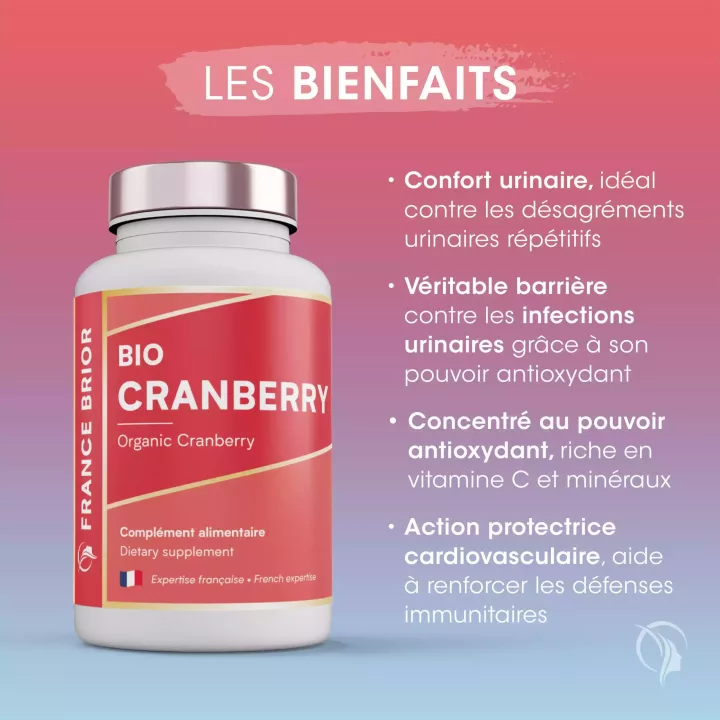 Bienfaits du complément alimentaire Cranberry Bio France Brior
